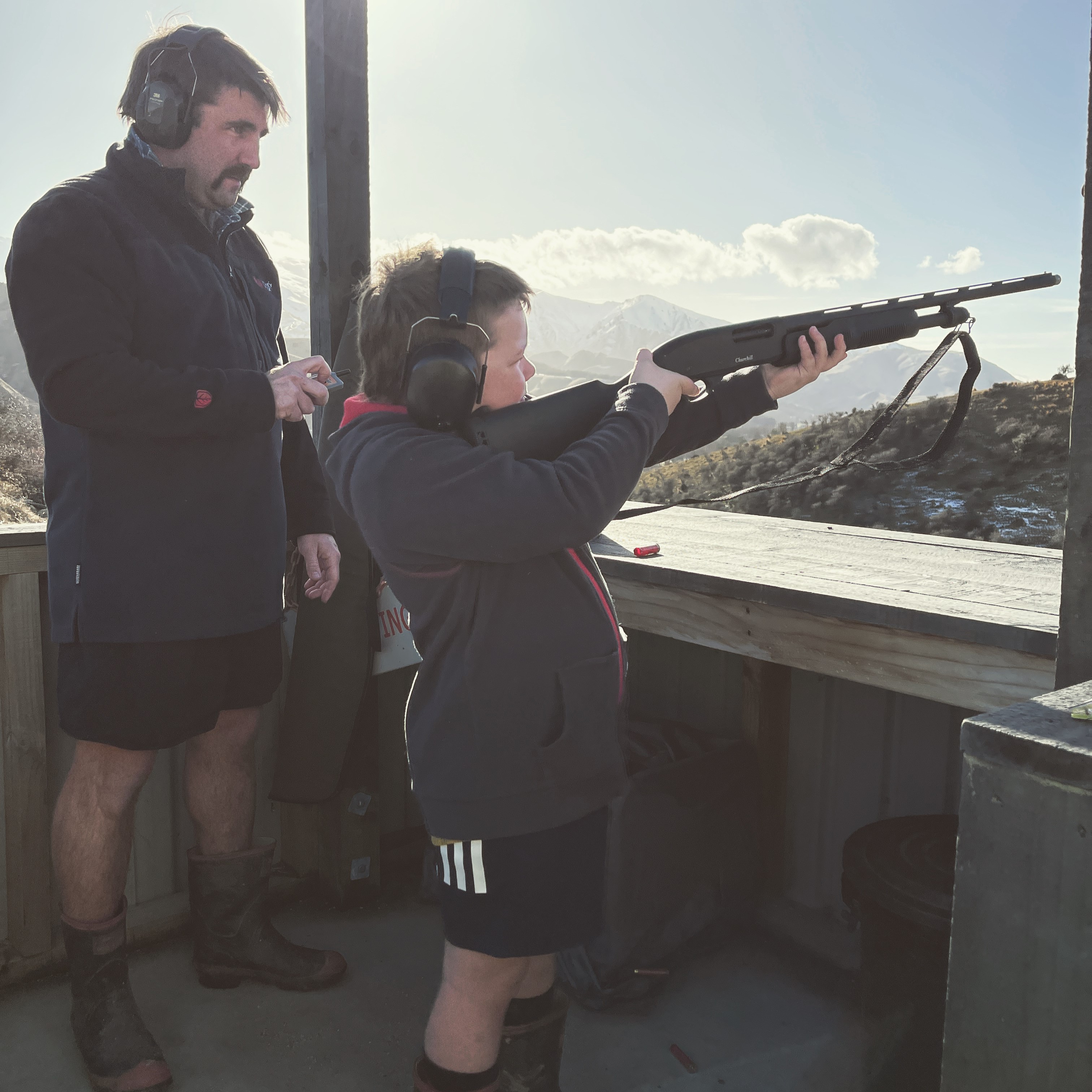 South Island NZ gun range Real Guns Queenstown